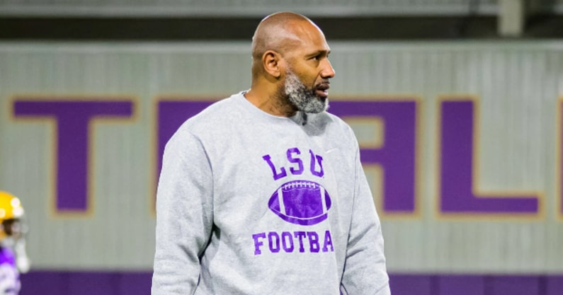 LSU secondary coach Corey Raymond has put together an elite CB haul (Photo: LSU Football)